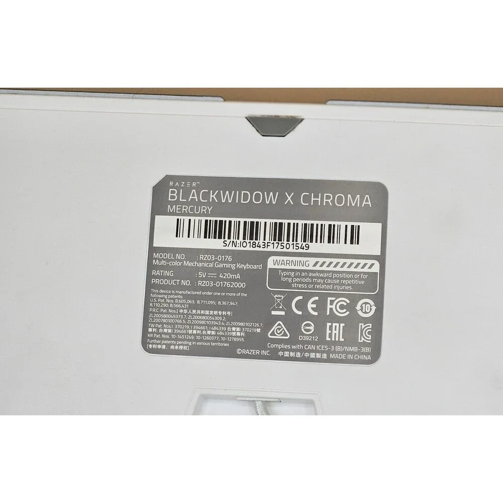 Razor BlackWidow Chroma Gaming Keyboard